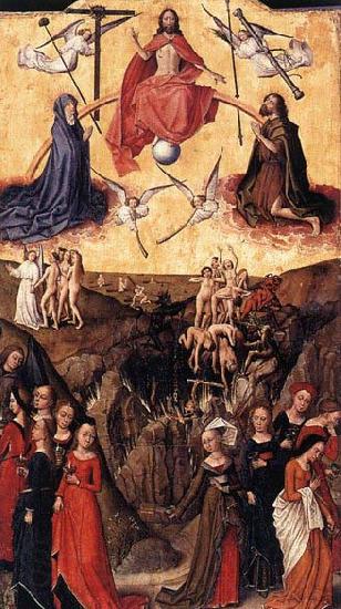 unknow artist Last Judgment and the Wise and Foolish Virgins Spain oil painting art